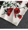 Hot Sale Elegant Casual Split Short Faldas Female Floral Printed Skinny OL Bodycon Womens Mini Pencil Skirts