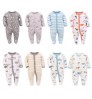 spring and autumn long sleeved newborn Jumpsuit baby wrapped crawling suit organic cotton baby Jumpsuit