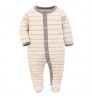 spring and autumn long sleeved newborn Jumpsuit baby wrapped crawling suit organic cotton baby Jumpsuit