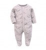 spring and autumn long sleeved newborn Jumpsuit baby wrapped crawling suit organic cotton baby Jumpsuit