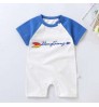 Wholesale Summer Infant Jumpsuit Blank Newborn Baby Girl Boy Clothes 100% cotton Short Sleeve Bodysuit