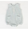 2022 summer new arrivals baby rompers stripe waffle baby jumpsuit sleeveless onesie