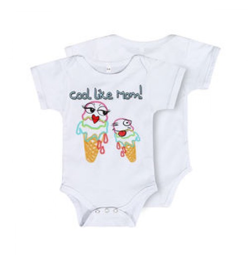 Ready To Ship Bulk White Plain Baby Jumpsuit Girls Boys Heat Printing Baby Crawling Clothes Sublimation Baby Onesie