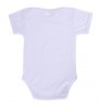 Ready To Ship Bulk White Plain Baby Jumpsuit Girls Boys Heat Printing Baby Crawling Clothes Sublimation Baby Onesie