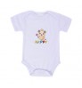 Ready To Ship Bulk White Plain Baby Jumpsuit Girls Boys Heat Printing Baby Crawling Clothes Sublimation Baby Onesie