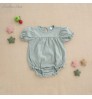 Factory Direct Sales Romper Ropa Cheap Playsuit 100% Cotton Baby Clothes Short Sleeve Bubble Playsuit