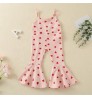 LF-533 Wholesale Baby Clothes 2022 Summer Floral Printed Baby Girls' Rompers Jumpsuits Playsuits Clothes for Kids Girls