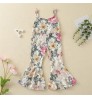 LF-533 Wholesale Baby Clothes 2022 Summer Floral Printed Baby Girls' Rompers Jumpsuits Playsuits Clothes for Kids Girls