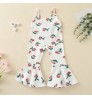 LF-533 Wholesale Baby Clothes 2022 Summer Floral Printed Baby Girls' Rompers Jumpsuits Playsuits Clothes for Kids Girls