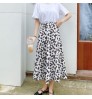 Korean hot selling Wholesale woman 100% cotton printed apparel casual Women's Half Dress skirts