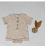 Button Baby Clothes Girls Rompers Toddler Boy Playsuit Infant Jumpsuit Summer Baby Newborn