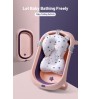 Baby Foldable Shower Basin Portable Infant Kids Collapsible Baby Tub Bathtub For Boys And Girls