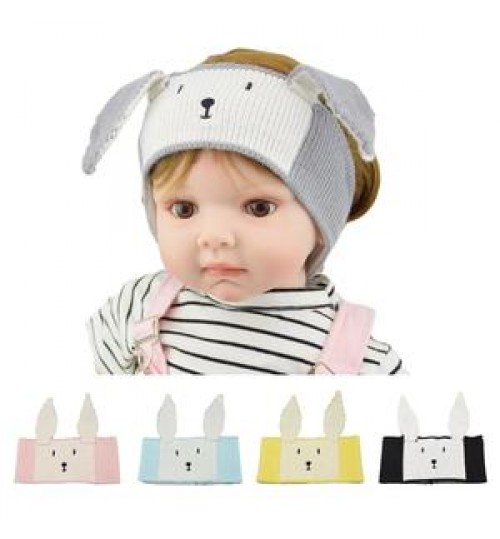 Crochet Baby Accessories Rabbit Ears Headbands For Baby Girl Elastic