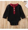 MIOZING Newborn Toddler Baby Boy Romper Long Sleeve Patchwork Sunsuit Outfit Clothes Playsuit Clothing