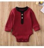 MIOZING Newborn Toddler Baby Boy Romper Long Sleeve Patchwork Sunsuit Outfit Clothes Playsuit Clothing