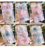 2022 Cute Satin Elastic Silk Gift Bow Accessories Girls Butterfly Headband Baby Hairband Set