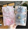 2022 Cute Satin Elastic Silk Gift Bow Accessories Girls Butterfly Headband Baby Hairband Set