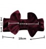 Fashion Infant velvet big bow headbands kids wide bowknot elastic band toddler girls turban baby hair accessories headband