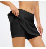 Factory direct nylon spandex outside Europe and the United States quick-drying vent female tennis skirt