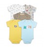 New fashion 5 pack baby bodysuit clothing set wholesale infant baby summer beach jumpsuit newborn baby cotton romper clothes set