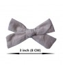 Sweet Baby Girls 3 inch Pigtail Bow Hair Clips Linen Cotton Bow Hair Grips Barrettes Toddler Kids Hairbow Accessories Hairgrips