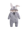 comfortable and breathable 100% cotton rabbit bunny design ear playsuit toddlers baby rompers