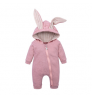 comfortable and breathable 100% cotton rabbit bunny design ear playsuit toddlers baby rompers