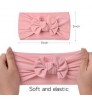 Tailai Hot Sell Baby Hair Accessories Nylon Headbands Hairbands Hair Bow Elastics baby bow headband for Baby