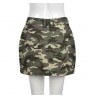 Hot Girls Camouflage Micro Mini Skirts Fashion Cute Ladies Split Cargo Short Skirts Women Clothing For Women