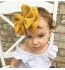 Cute large bubble knot nylon elastic hairbands toddler kids bows hair accessories baby headband and bows baby for newborn babies