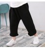 Trousers Baby 1-6Years Cotton Linen Girls Boys Casual Trousers Baby Kids Loose Pants Toddler Children Solid Jogger Pants For Kids