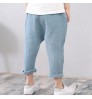 Trousers Baby 1-6Years Cotton Linen Girls Boys Casual Trousers Baby Kids Loose Pants Toddler Children Solid Jogger Pants For Kids