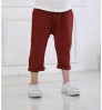 Trousers Baby 1-6Years Cotton Linen Girls Boys Casual Trousers Baby Kids Loose Pants Toddler Children Solid Jogger Pants For Kids