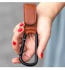 Rotatable PU Leather Baby Stroller Hooks Hanger Portable Baby Car Seats Plastic Hook Pram Hooks Accessories