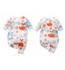 Cute Animal Print Spring Autumn Warm 100% Cotton Long-Sleeve Newborn Infant Baby Unisex Romper Baby Bodysuits