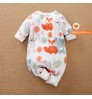 Cute Animal Print Spring Autumn Warm 100% Cotton Long-Sleeve Newborn Infant Baby Unisex Romper Baby Bodysuits