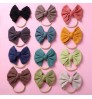 Knitted bowknot children's headband hair accessories super soft nylon seamless baby headband