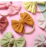 Knitted bowknot children's headband hair accessories super soft nylon seamless baby headband