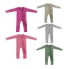 LT-565-YXL 100% Bamboo Soft Footie Infant Clothes Clothes Blank Color 2 Way Brand Zipper Romper Baby Jumpsuit Playsuits