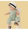 Newborn Baby Basic Rompers Sleeveless Linen Tank Rompers Playsuit Homewear Custom Loungewear One Piece Set Jumpsuit Toddlers