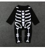 Newborn Baby Children Halloween Jumpsuits Bones Skeletons Printing Long Sleeve Romper Party Playsuit Cute Infant Clothing