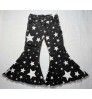 Fashion Baby Girls Casual Jeans Trousers Baby Toddler Denim Pants Kids Children Kids Bell-Bottoms Pants Wide Leg Ruffle Denims