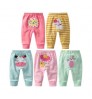 Wholesale 100% Cotton Baby Harem Pants Newborns Trousers 5-pack