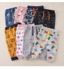 Amazon hot-selling cartoon printed cotton track stacked baby boy fleece pants&trousers