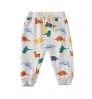 Amazon hot-selling cartoon printed cotton track stacked baby boy fleece pants&trousers