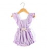 Wholesale newborn romper in stock 100% muslin cotton legless clothes baby girls playsuit