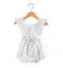 Wholesale newborn romper in stock 100% muslin cotton legless clothes baby girls playsuit