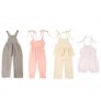 high quality summer Baby Clothes sets Boys Girls muslin Rompers drawstring toddlers kids Jumpsuit