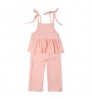 high quality summer Baby Clothes sets Boys Girls muslin Rompers drawstring toddlers kids Jumpsuit