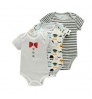 2022 new short sleeve romper three-piece cute prints comfortable cotton fabric baby romper